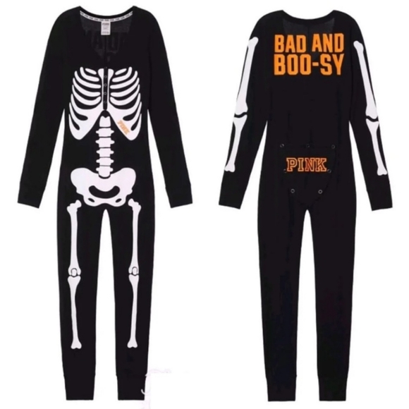 🚫SOLD🚫VS PINK BAD BOO SY HALLOWEEN ONESIE - Picture 2 of 7